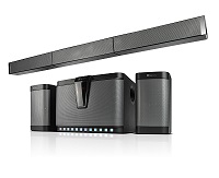 Klip Xtreme KSB-500 - Sound bar - Black & silver